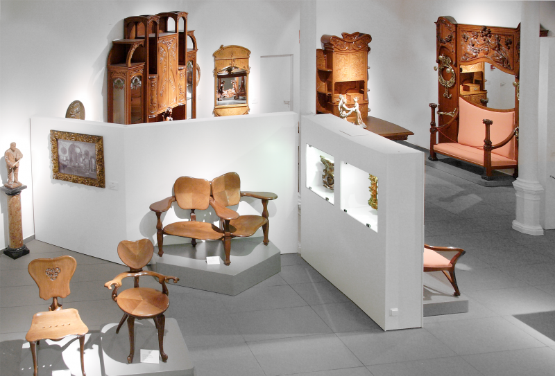 vEls interiors de les luxoses residències burgeses de principi de segle s'exposen en el Museu del Modernisme. (MUSEU DEL MODERNISME)