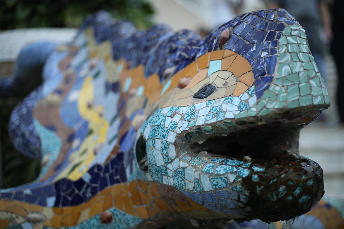 Dragón de Gaudí en el Park Güell